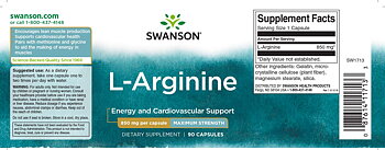 L-Arginine 500mg
