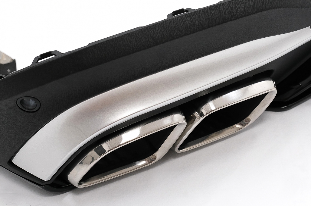 2.  Diffusr & Chromed endpipes doubble V2 4 pipes - 5
