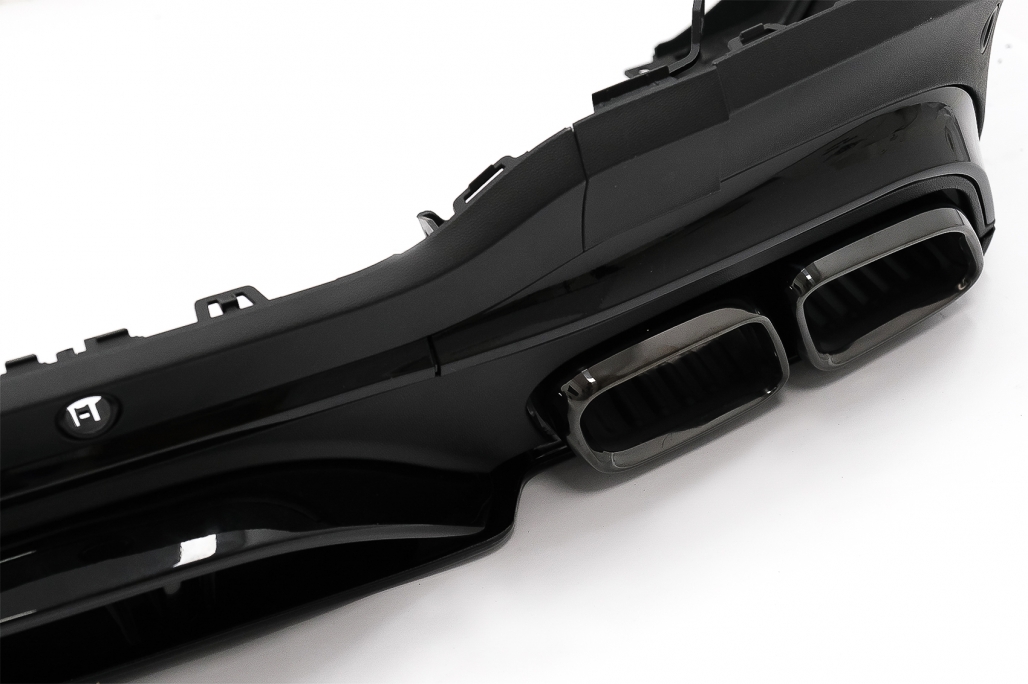 2.  Diffusr & black endpipes doubble V2 4 pipes - 2