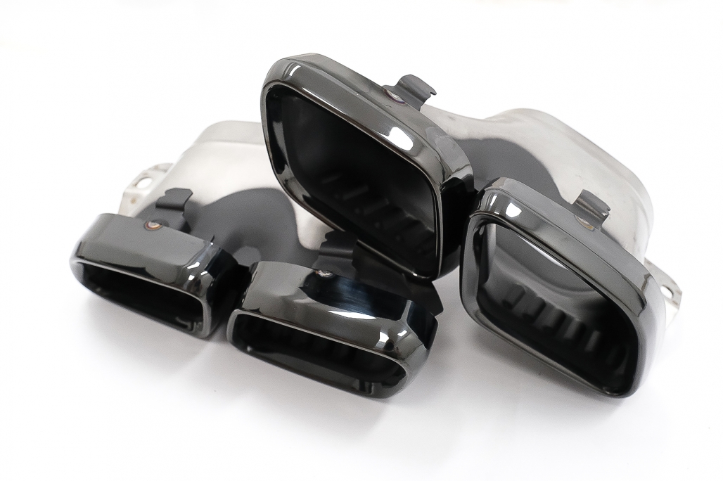 2.  Diffusr & black endpipes doubble V2 4 pipes - 4