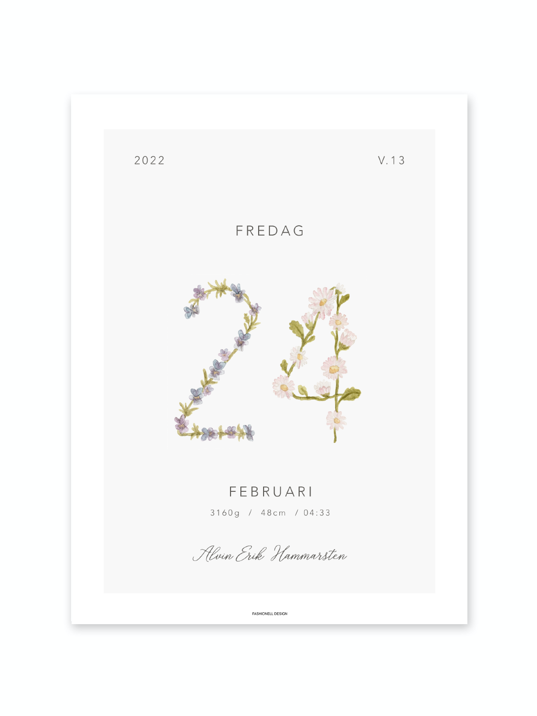 Flower Birth poster