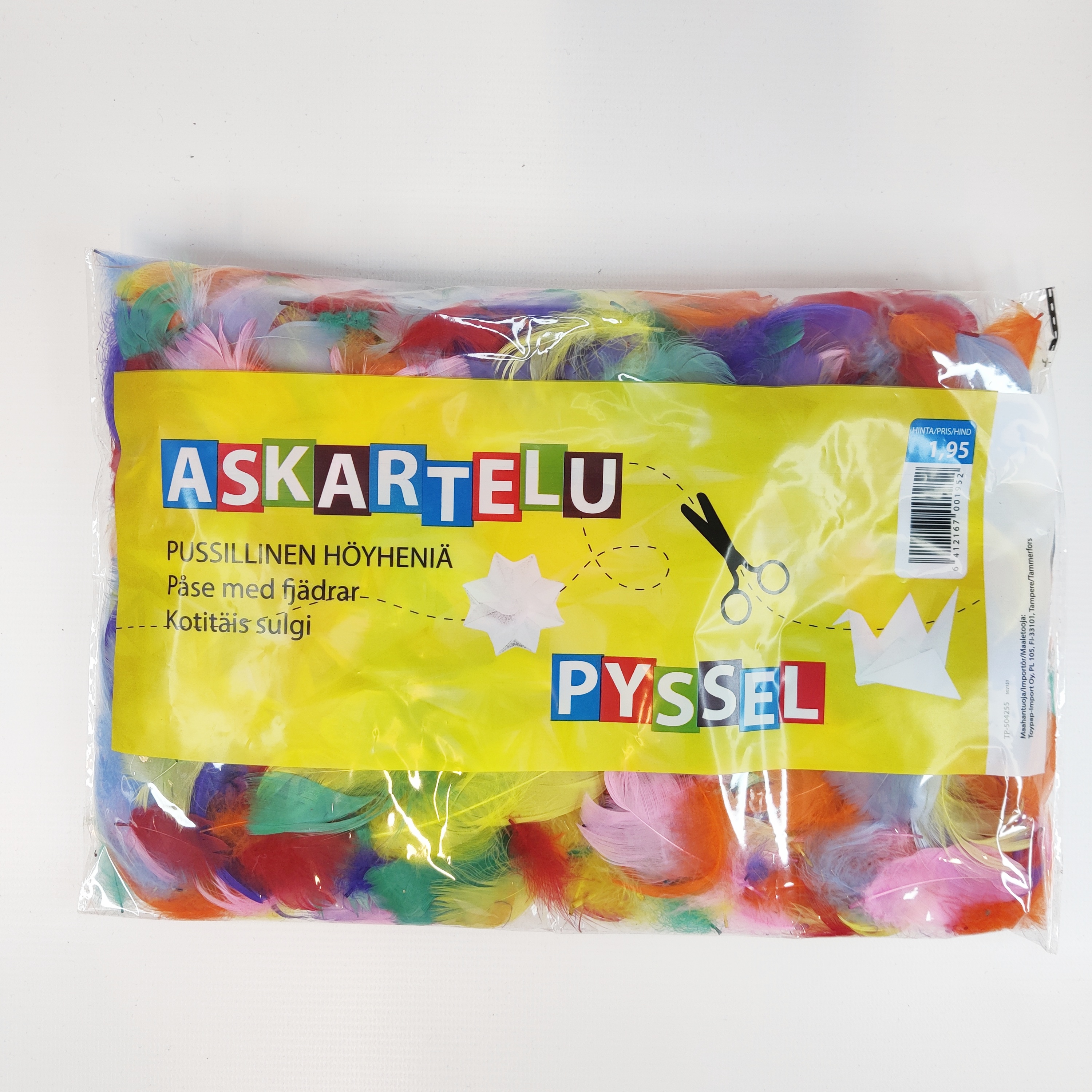 Kapel Dekorationsfjädrar färgmix 10g