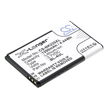 Batteri BL-4UL / BL-4WL 1200mAh till Nokia