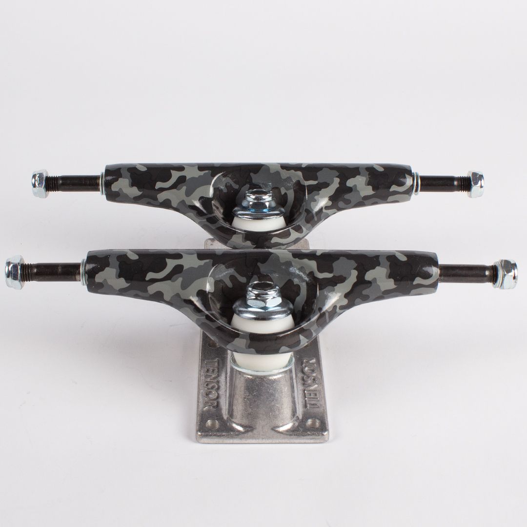 Tensor skatetruck Aluminium Camo Black/Raw