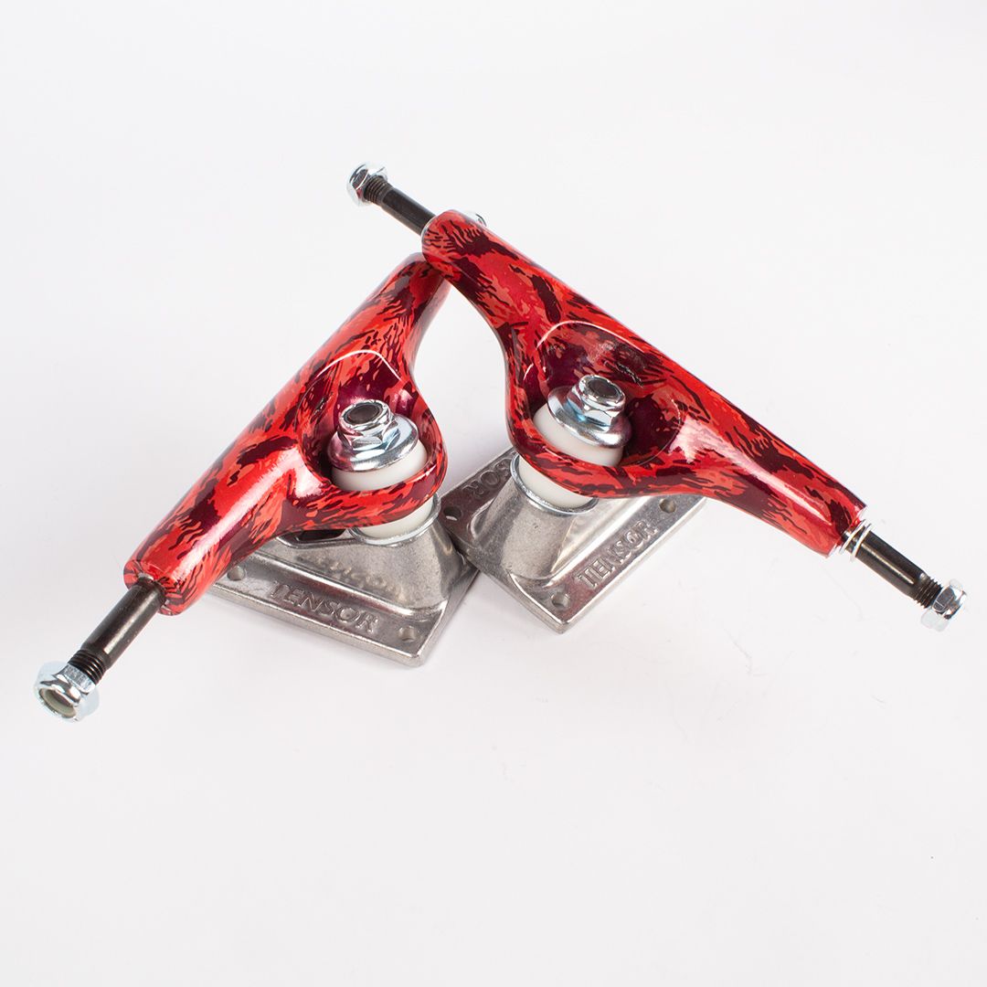 Tensor skatetruck Aluminium Camo Red/Raw - 4