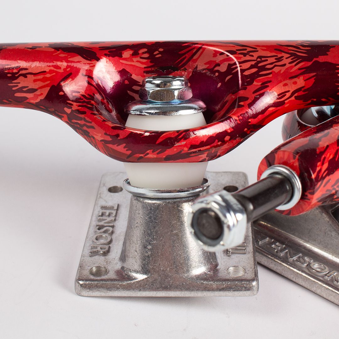 Tensor skatetruck Aluminium Camo Red/Raw - 2