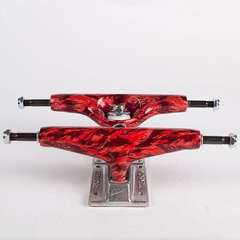 Tensor skatetruck Aluminium Camo Red/Raw