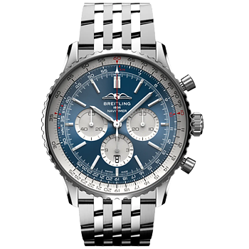 Breitling AB0137211C1A1 Breitling Navitimer B01 Chronograph 46 blå
