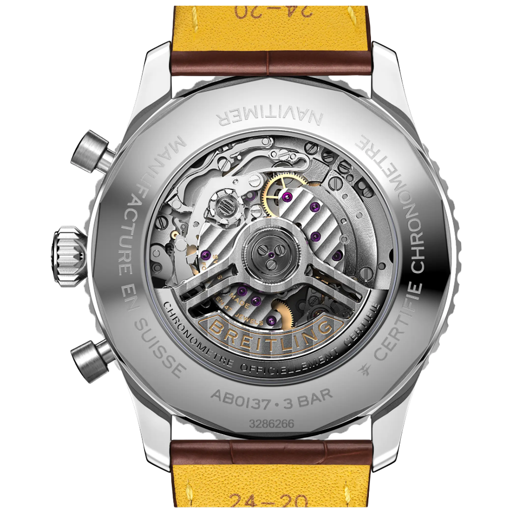 Breitling AB0137211C1P1 Breitling Navitimer B01 Chronograph 46 blå