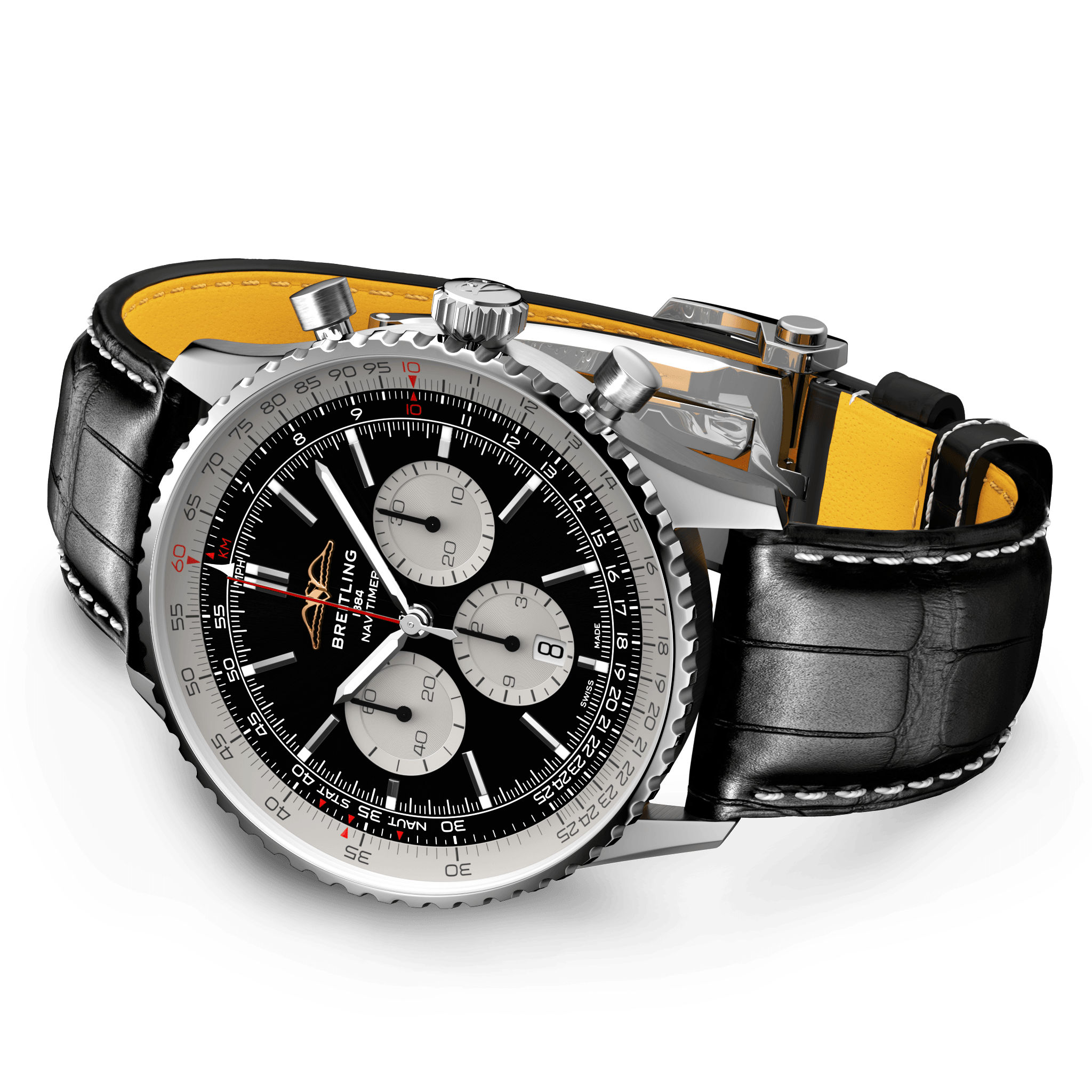Breitling AB0137211B1P1 Breitling Navitimer B01 Chronograph 46 svart