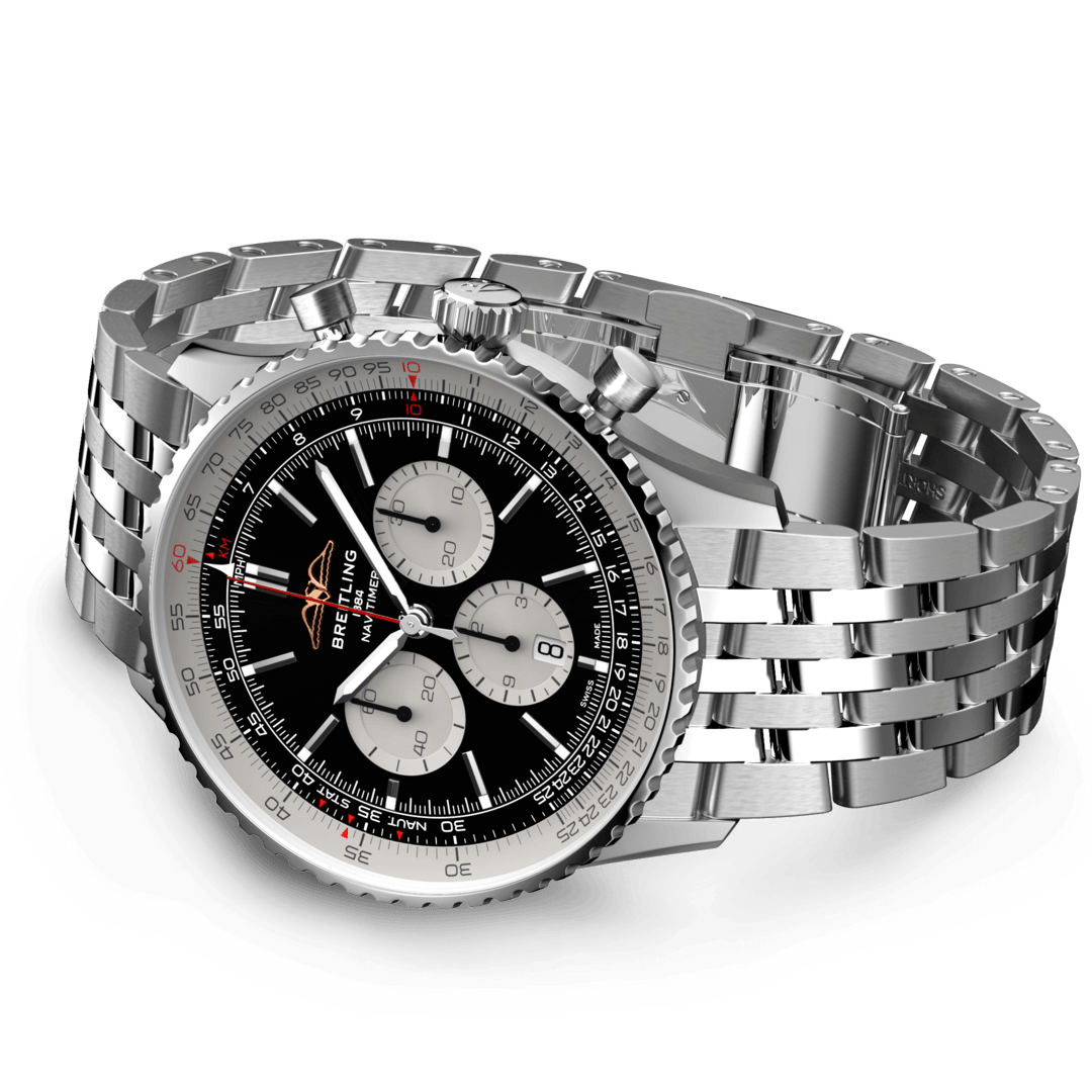 Breitling AB0137211B1A1 Breitling Navitimer B01 Chronograph 46 svart