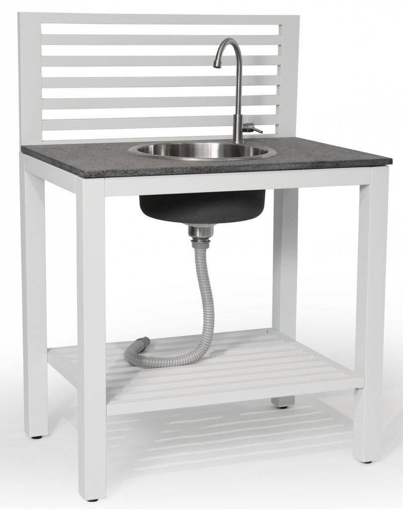 BELLAC Outdoor Kitchen with Wash White - 5