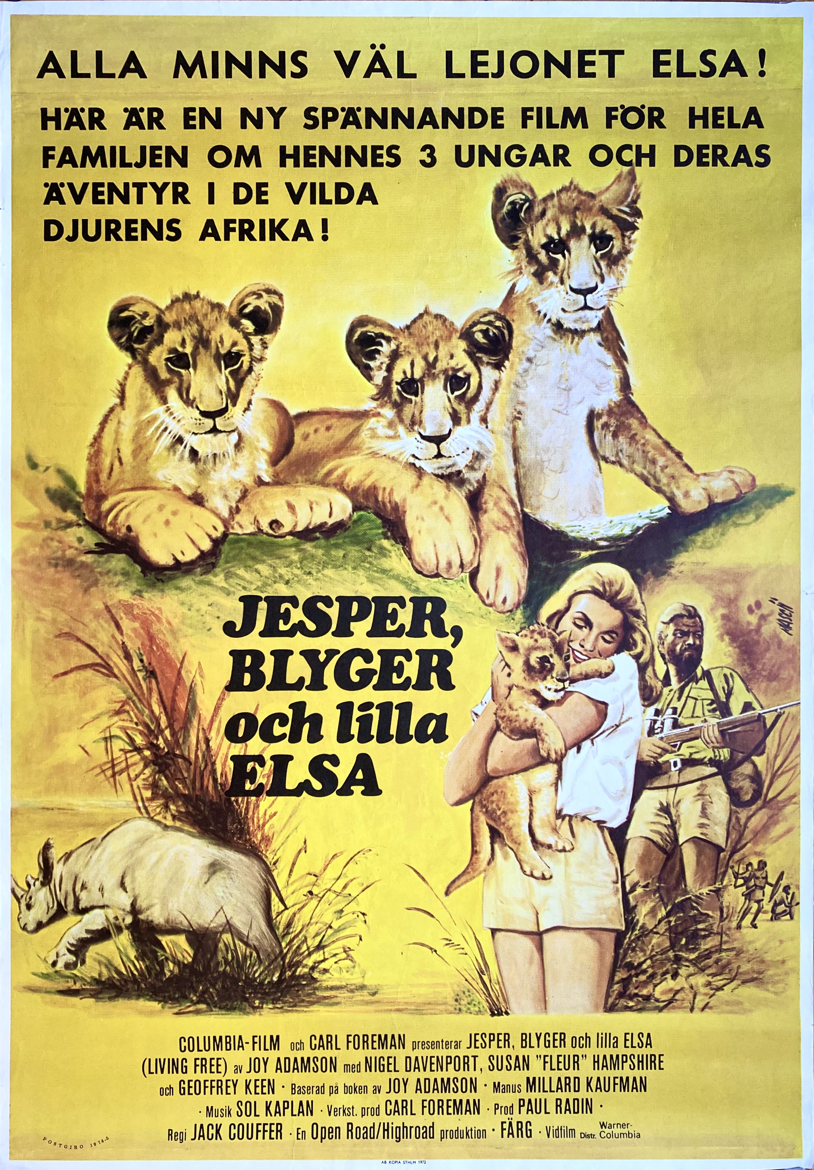 LIVING FREE (1972)