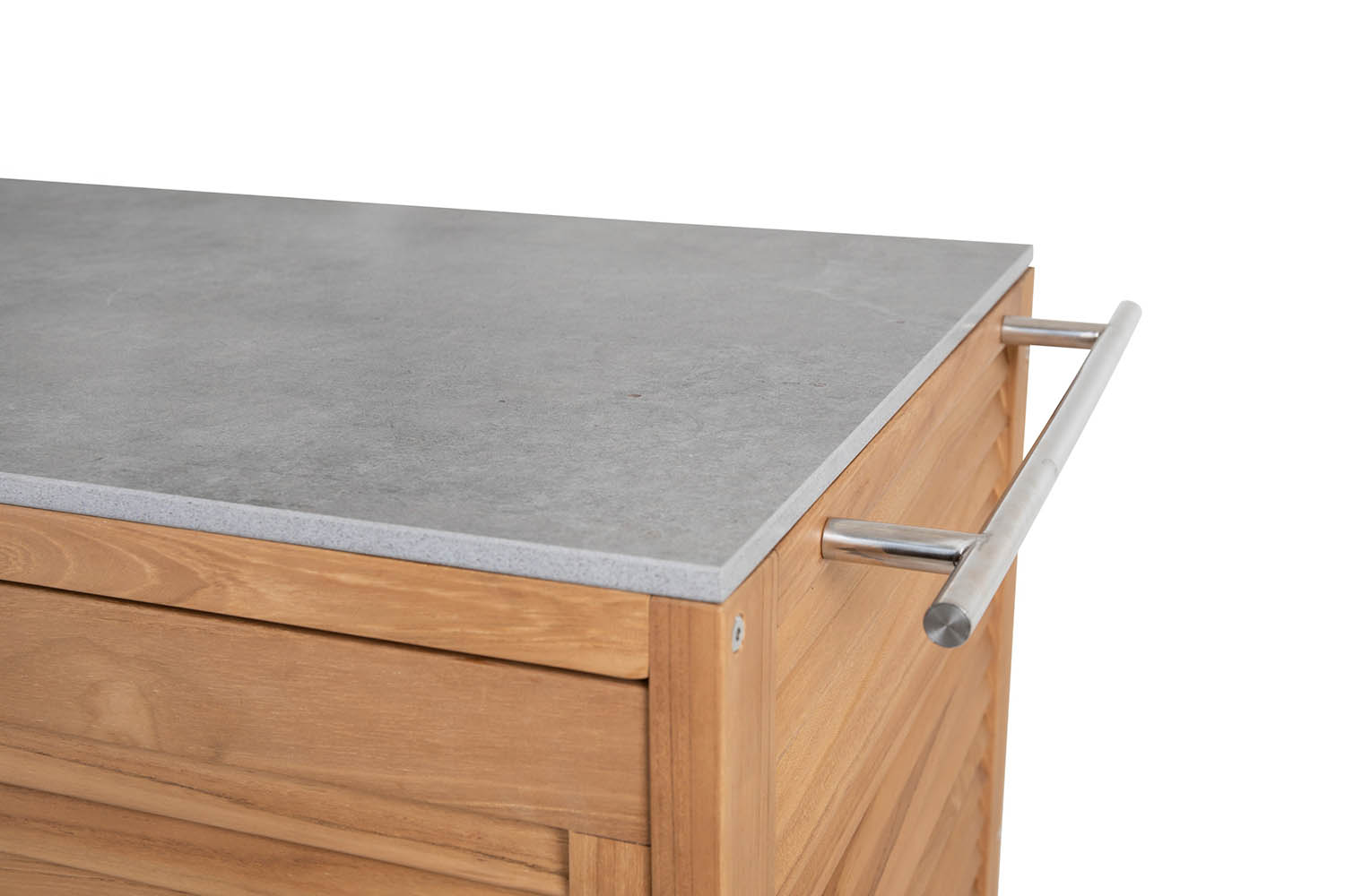 FIGALIA Outdoor Kitchen teak / concrete look - 4