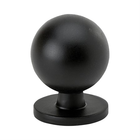 Knopp Solliden-25 Mattsvart