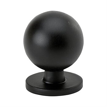 Knopp Solliden-25 Mattsvart