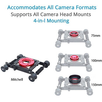 Proaim Fusion Camera Dolly with Track Ends