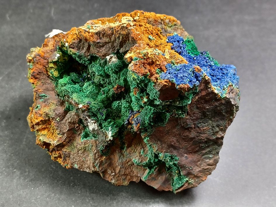 Azurit /Malakit Kluster  - 800gram Specimen - AAA kvalitet