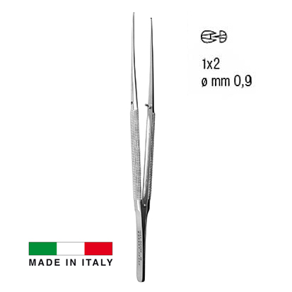Medesy® Pincett Rund OY 175mm, 1/2-0.9mm