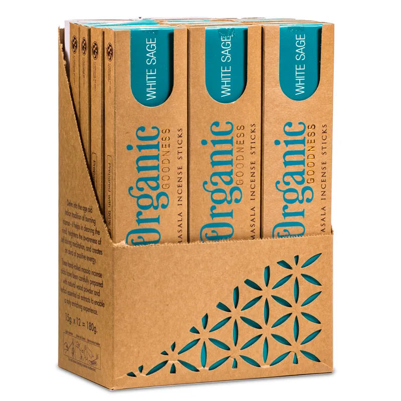 Masala Incense White Sage-- 15 G - 3