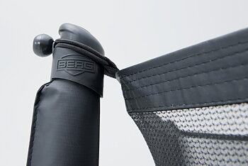 Studsmatta BERG Ingroud ULTIM Favorit Grå 330x220 AirFlow rektangulär + skyddsnät Comfort-