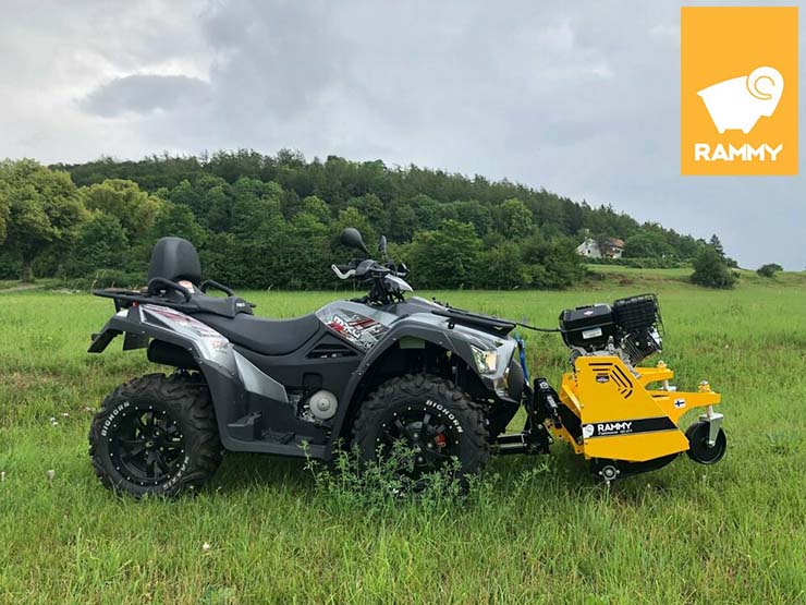 Rammy Slaghack ATV 120 | Frontmonterad betesputs till fyrhjuling - 3