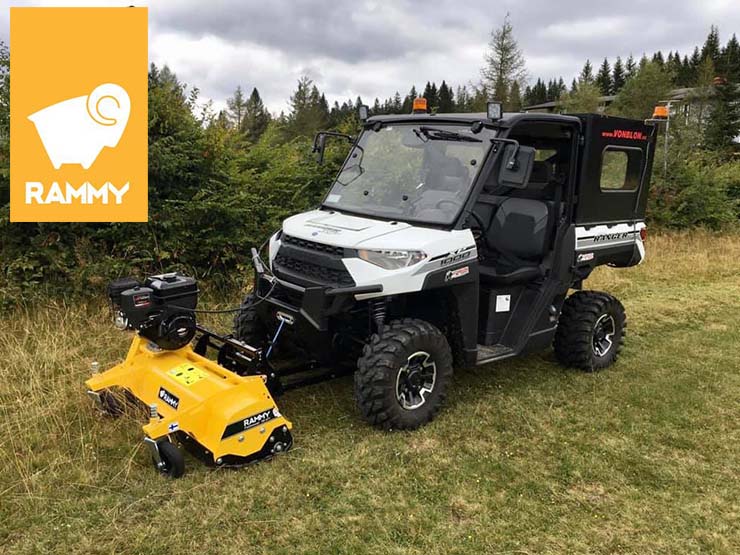 Rammy Slaghack ATV 120 | Frontmonterad betesputs till fyrhjuling - 5