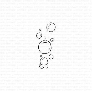 Gummiapan stämpel - Bubblor
