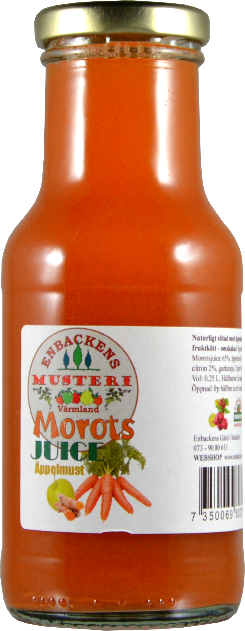 Morotsjuice 0,25 liter