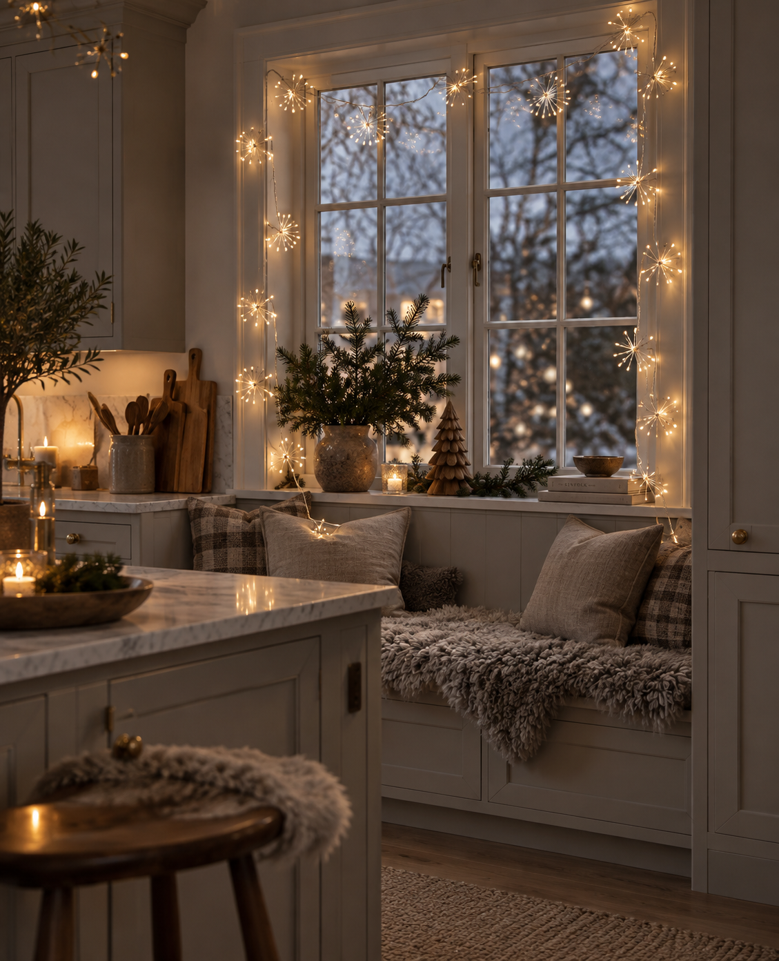 Flower string lights - 210 cm - Outdoor/Indoor - Battery-powered - 2