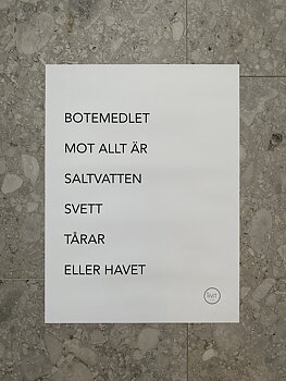 Print Text Saltvatten