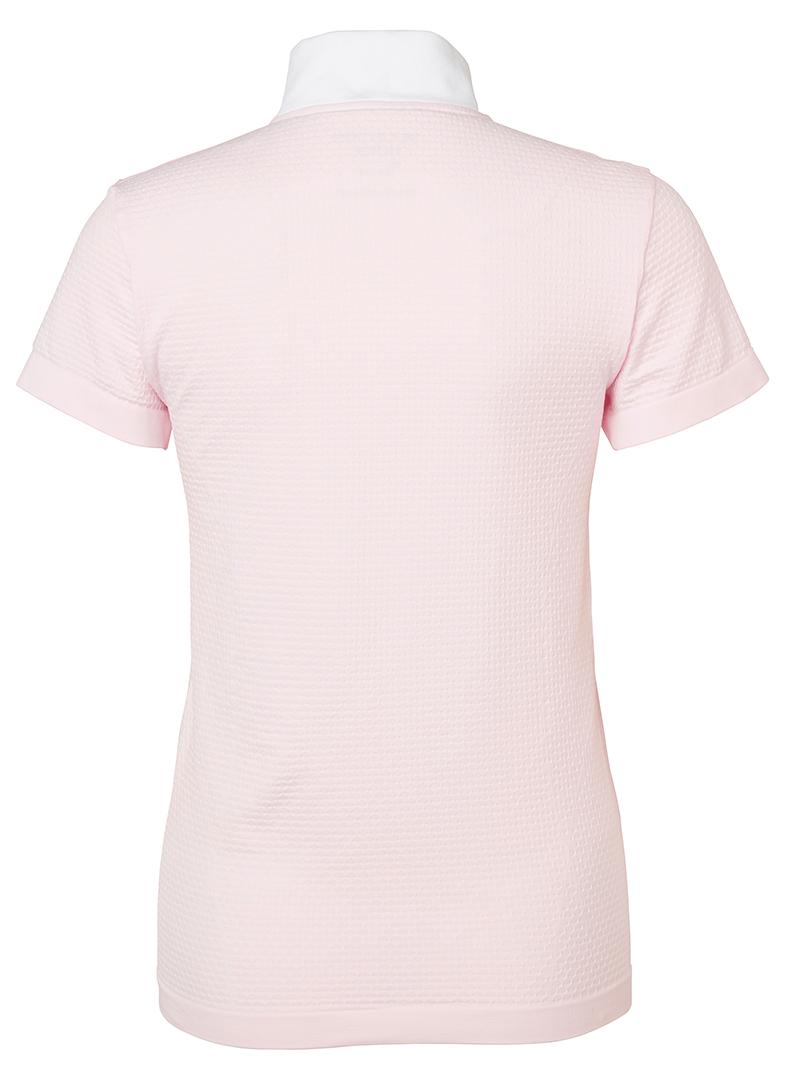 Mountain Horse - Honey Competition Top - Soft Pink - vit krage
