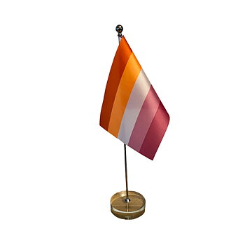 Lesbian sunset tables flag