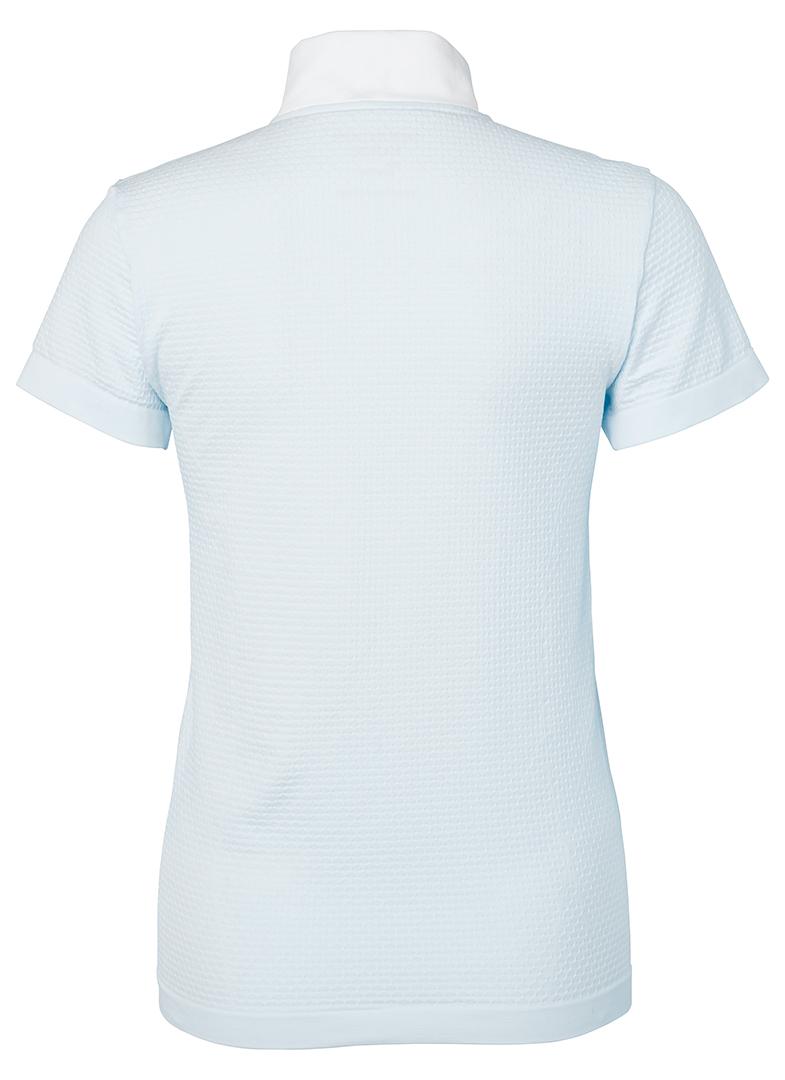 Mountain Horse - Honey Competition Top - Light Blue - white collar