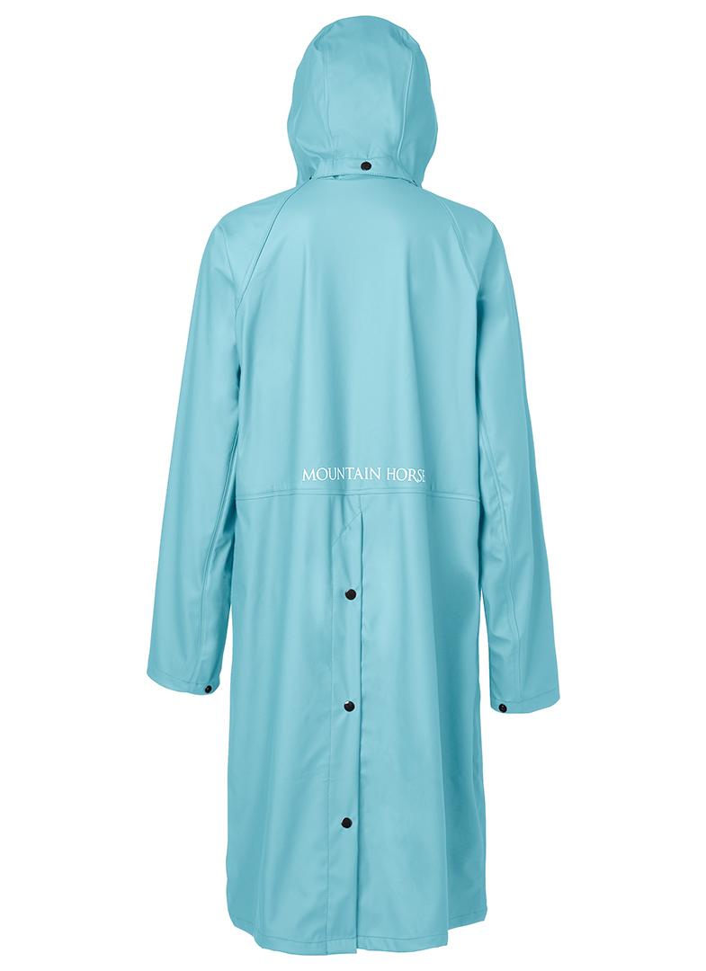 Mountain Horse Mindy Rain Coat - Aqua Blue - slit