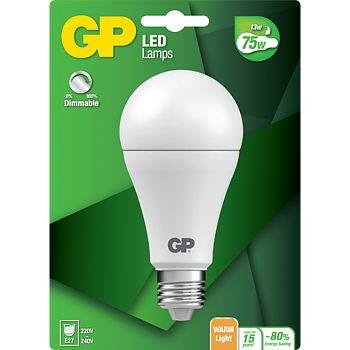 077985-LDCE1 GP Led Classic Dim E27 13W-75W