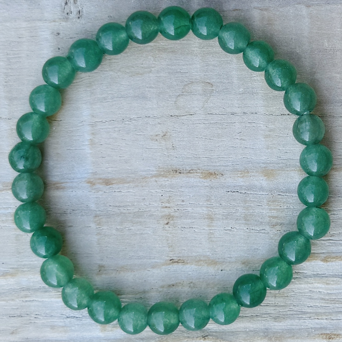 Armband 6mm Aventurin Grön