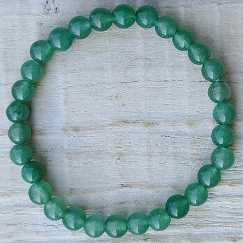 Armband 6mm Aventurin Grön