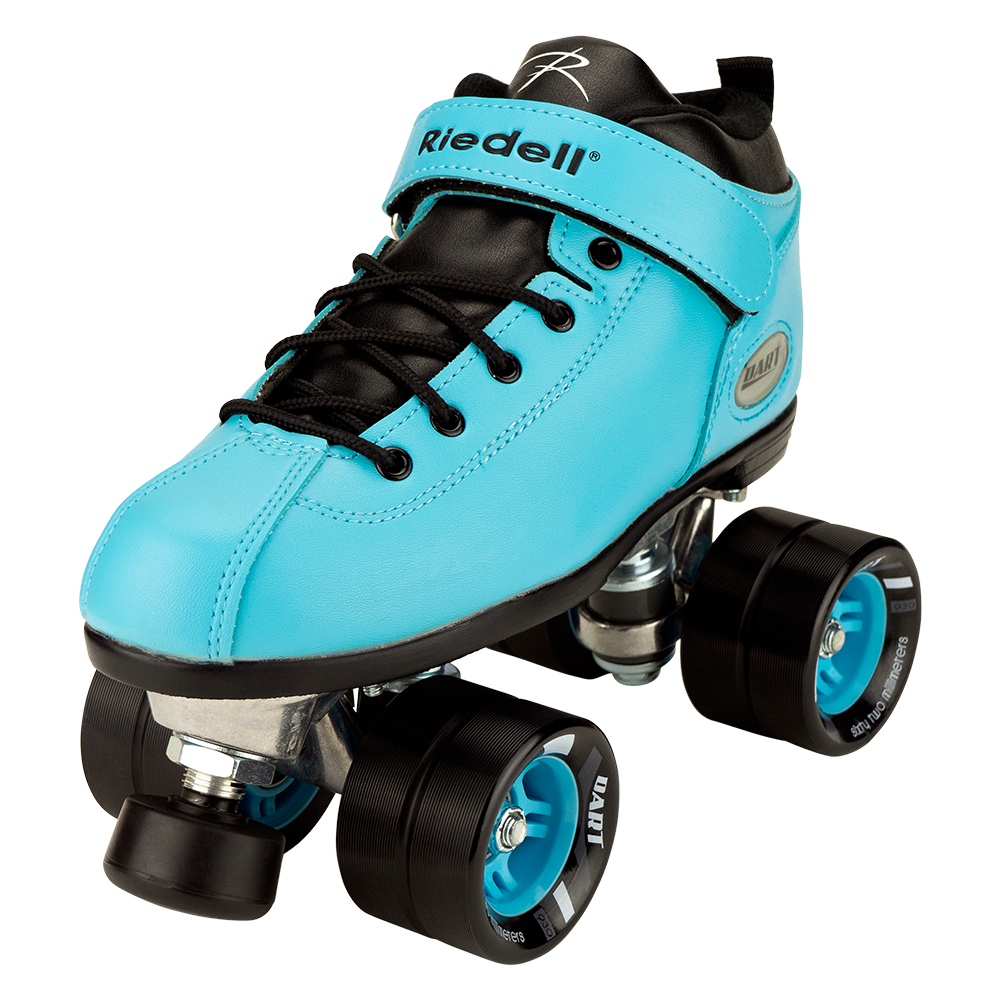 Riedell Dart Aqua (Light Blue) Sticky Skates