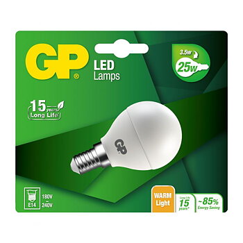 778005-LDCE1 GP Led MGLOBE E14 3.5W-25W