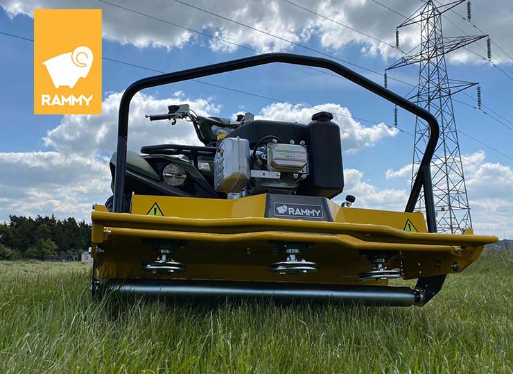 Rammy Brush Cutter 120 ATV PRO – Slaghack & Betesputs till ATV och Fyrhjuling - 3