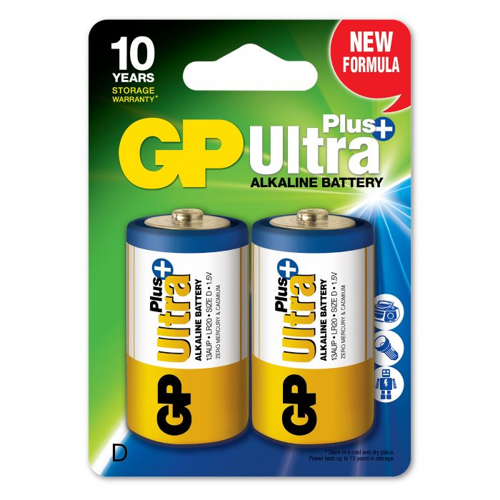 Batteri GP 13AUP-C2 / D / LR20 Ultra Plus