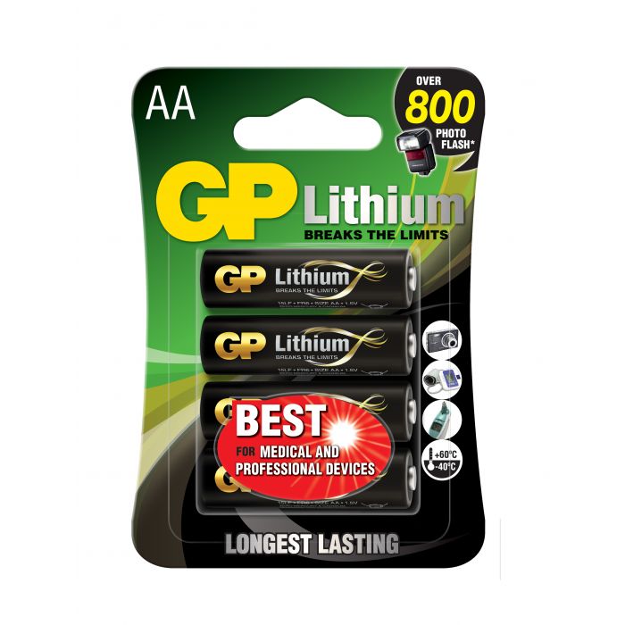 GP 15LF-2U4 1,5V Lithium AA
