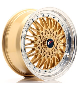Japan Racing JR9 17x7,5 ET35 5x112/120 Gold w/Machined Lip