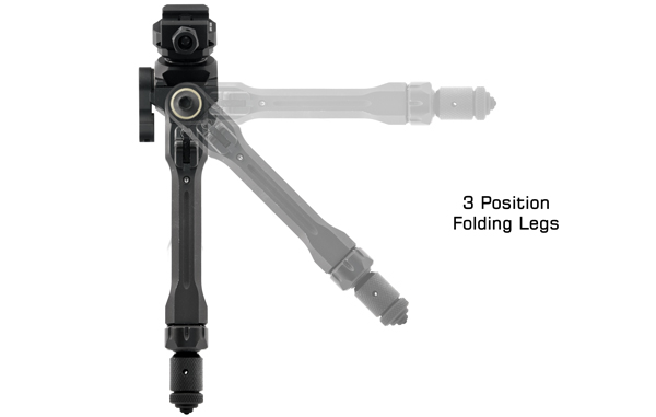 UTG PRO® TBNR® BIPOD, 7"-9" CENTER HEIGHT, PICATINNY - 5