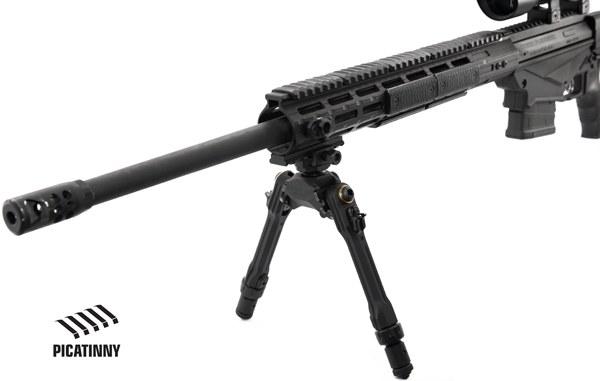 UTG PRO® TBNR® BIPOD, 7"-9" CENTER HEIGHT, PICATINNY - 3
