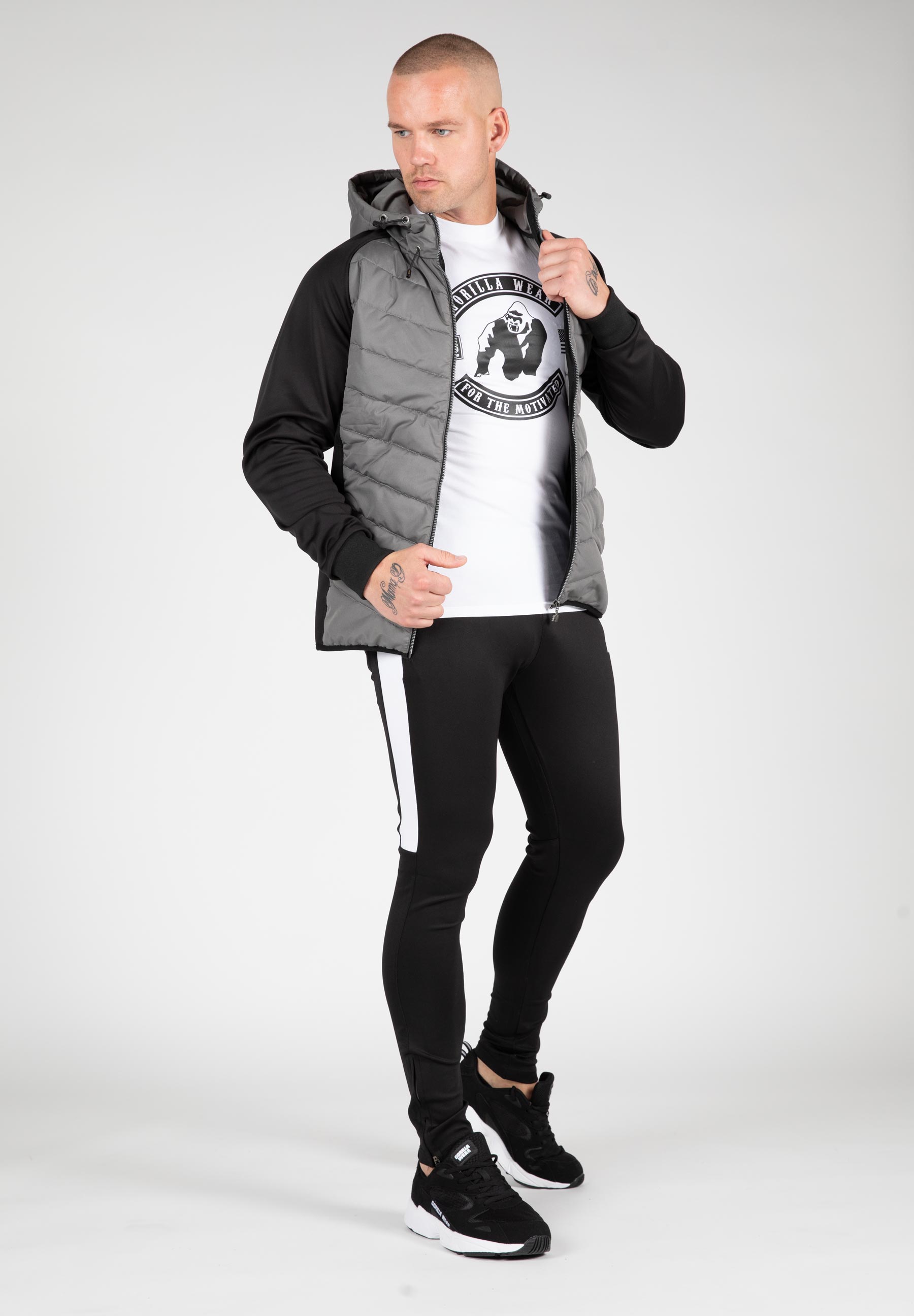 Felton Jacket, grey/black - 10