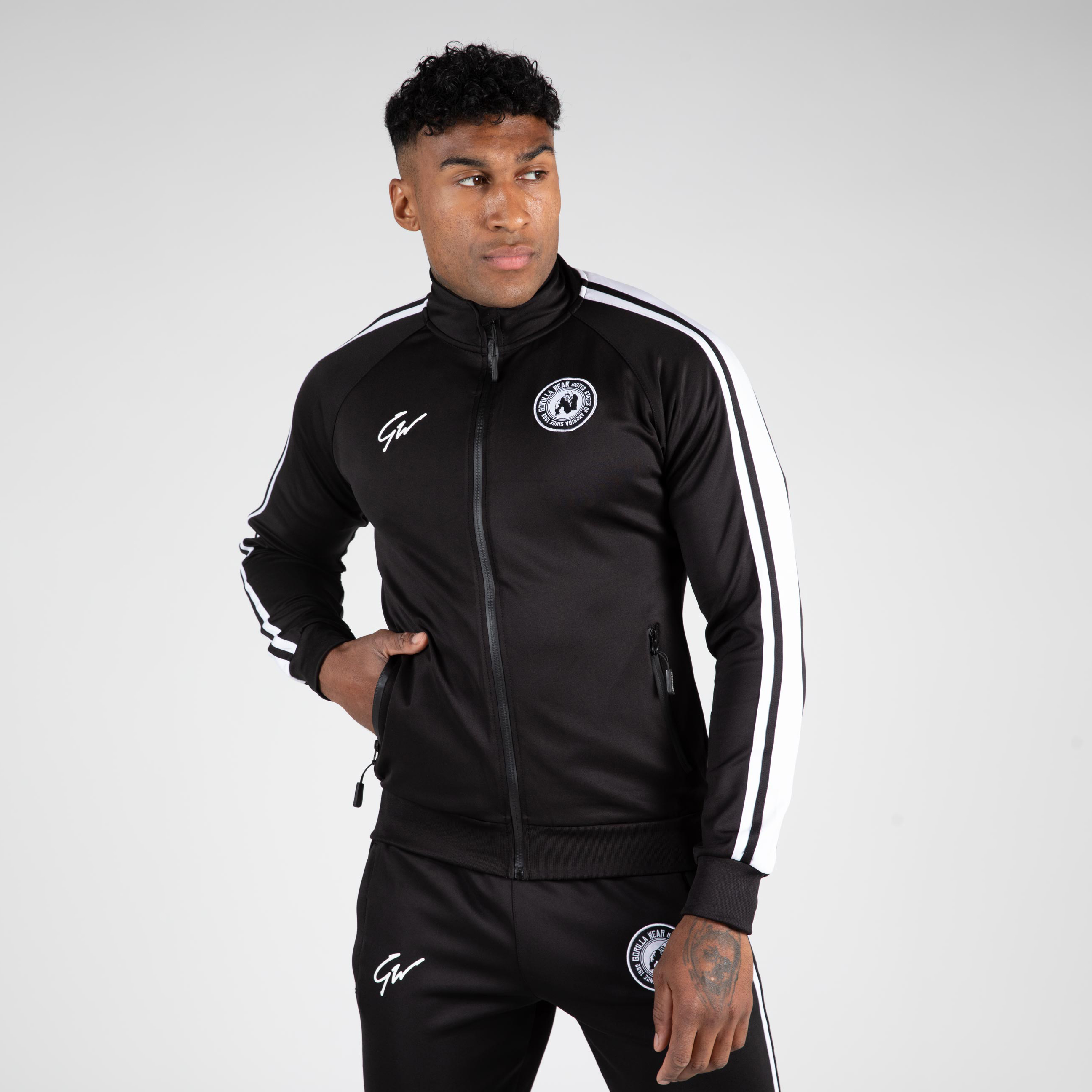 Stratford Track Jacket, black