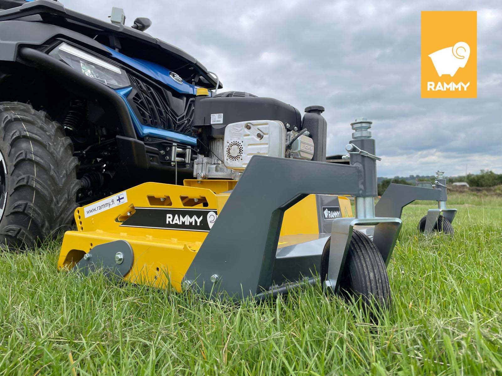 Rammy Lawn Mower 120 ATV PRO – Gräsklippare till ATV & Fyrhjuling - 4