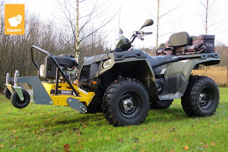 Rammy Lawn Mower 120 ATV PRO – Gräsklippare till ATV & Fyrhjuling - 2